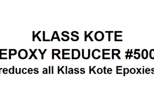 Epoxy Reducer #500